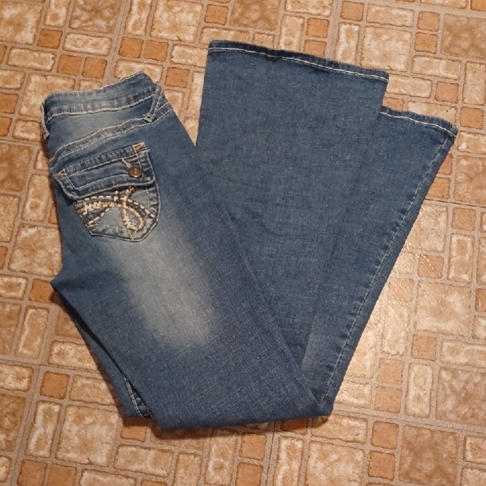 Women's Blue Jeans Vintage Almost Famous Size 1